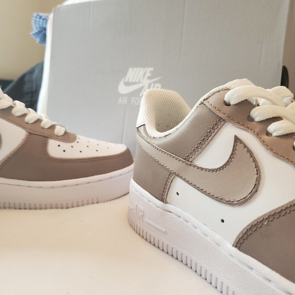 Nike Airforce One Custom Chocolate - Picture 2 of 5